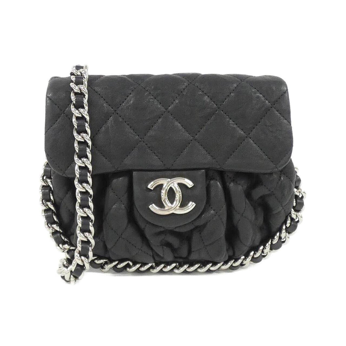 Chanel Chain Around Lambskin Shoulder Bag