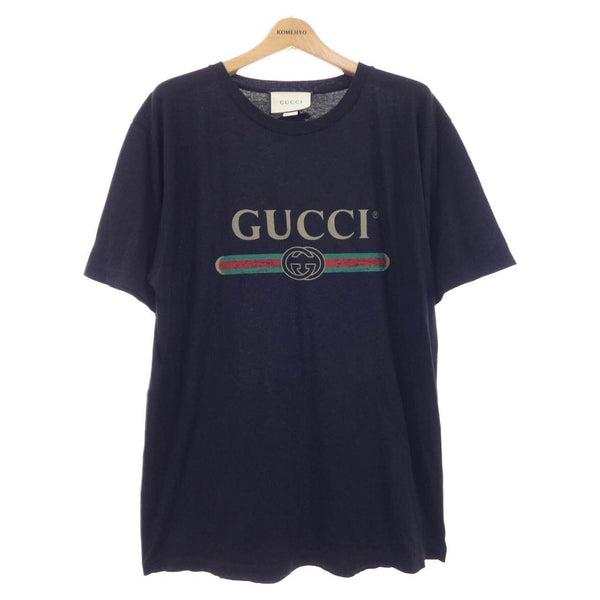Gucci Logo Oversize Cotton T Shirt