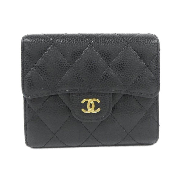 Chanel Timeless Classic Caviar Skin Wallet