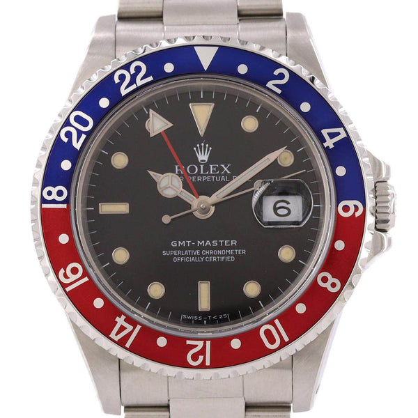 Rolex GMT Master Stainless Steel Mens