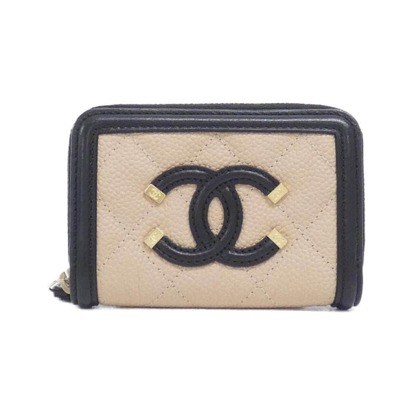 Chanel Caviar Skin Calf Coin Case