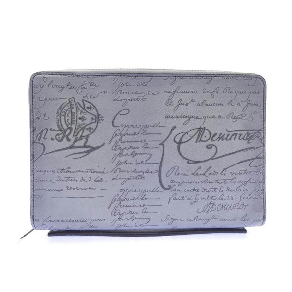 Berluti Itauba Scritto Leather Long Wallet