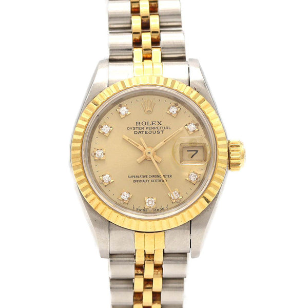 Rolex Datejust Stainless Steel Yellow Gold