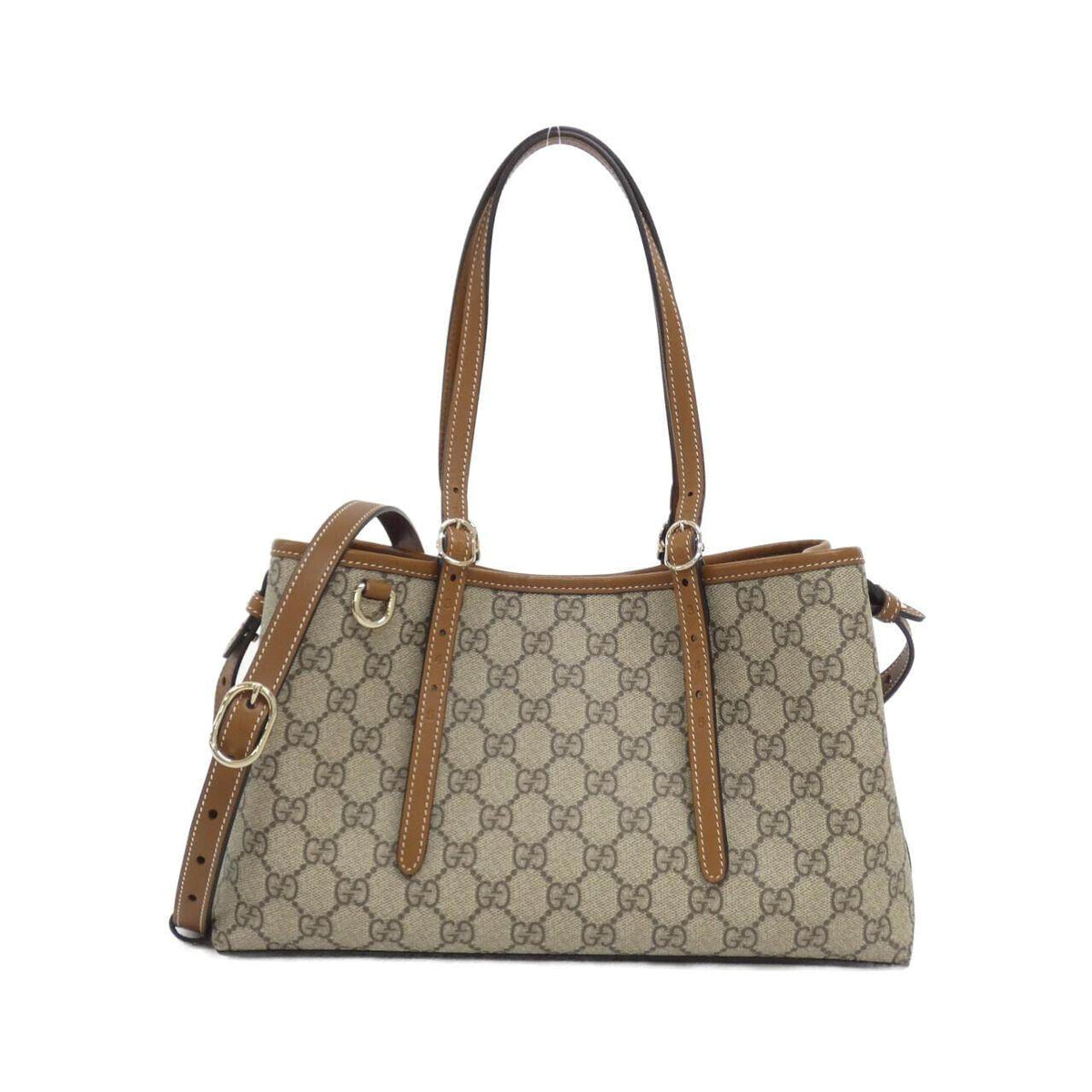Gucci GG Emblem GG Monogram Coated Canvas Shoulder Bag