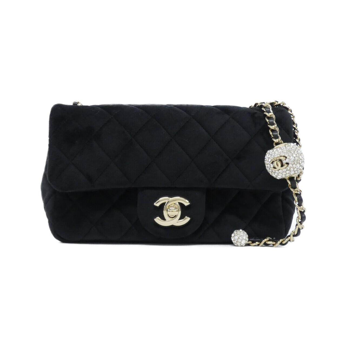 Chanel Velvet Shoulder Bag