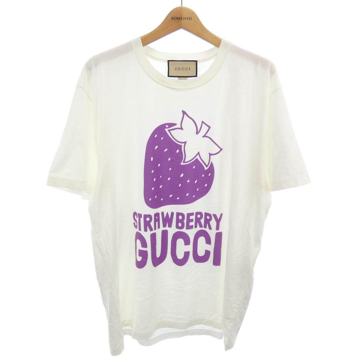 Gucci Strawberry Cotton T Shirt