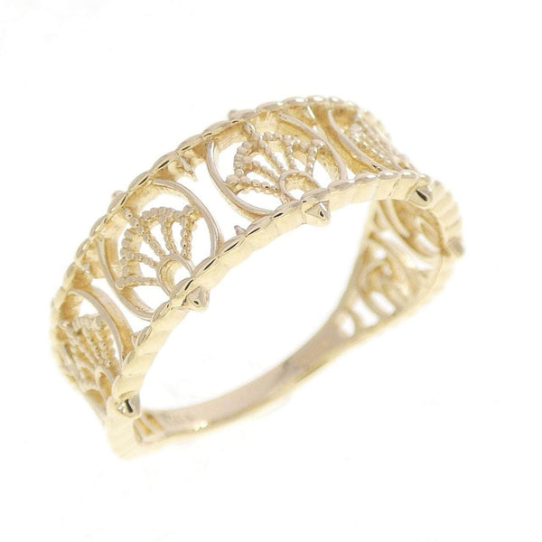 agete K14 Yellow Gold Ring