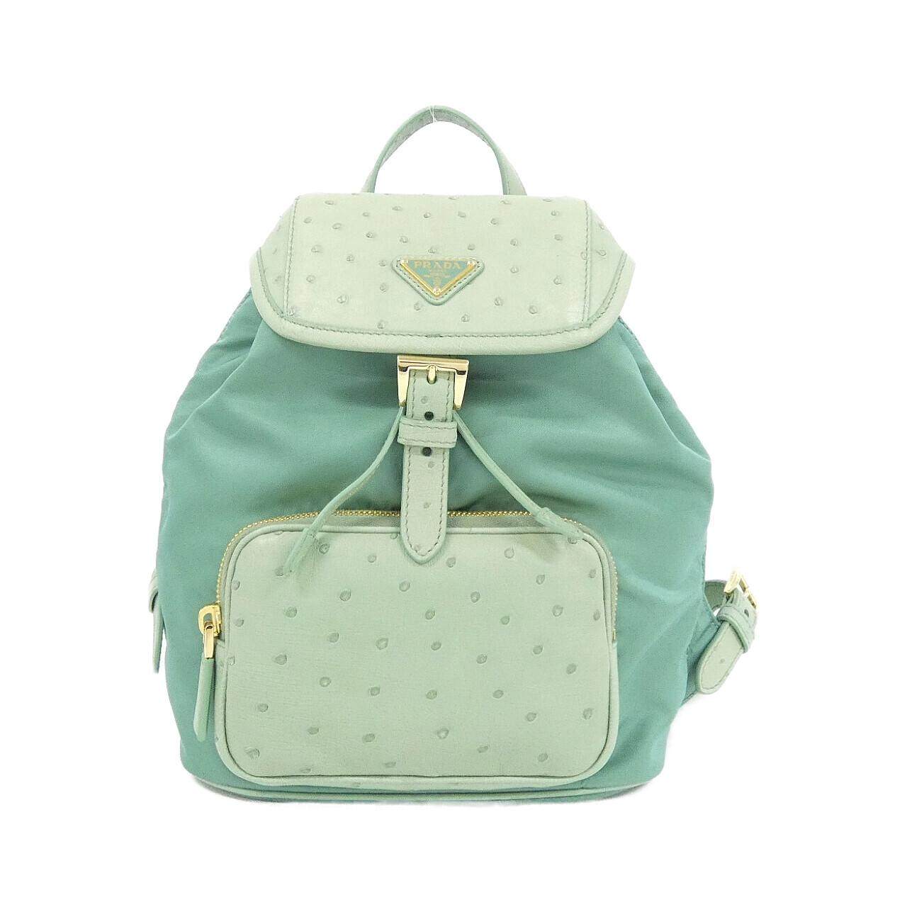 Prada Tessuto Struzzo Backpack