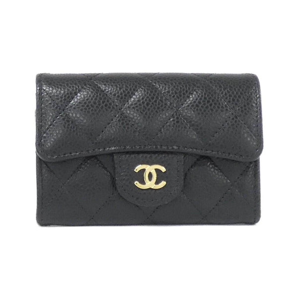 Chanel Timeless Classic Caviar Skin Card Case
