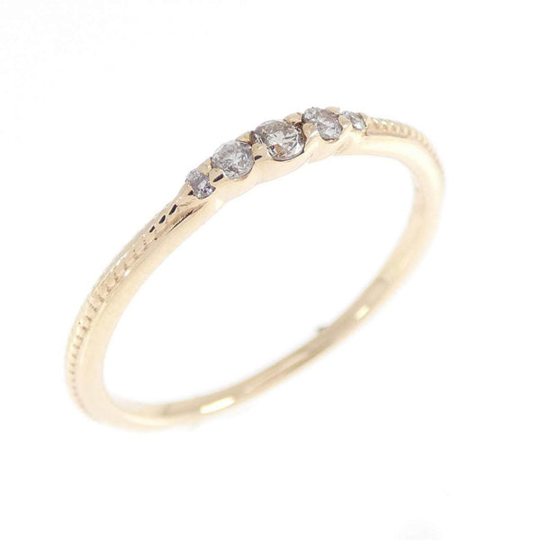 NOJESS K10 Yellow Gold Diamond Ring