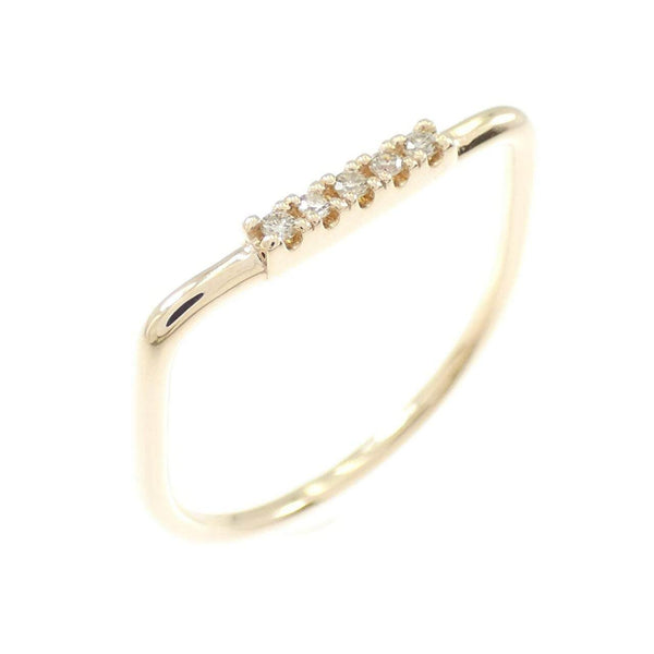 Hirotaka Milo K10 Yellow Gold Diamond Ring
