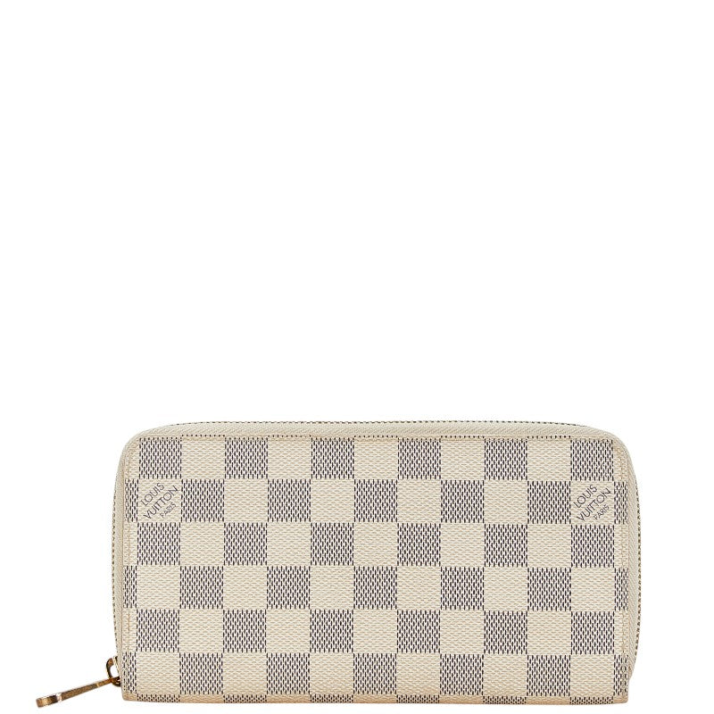 Louis Vuitton Zippy Wallet Damier Azur Long Wallet