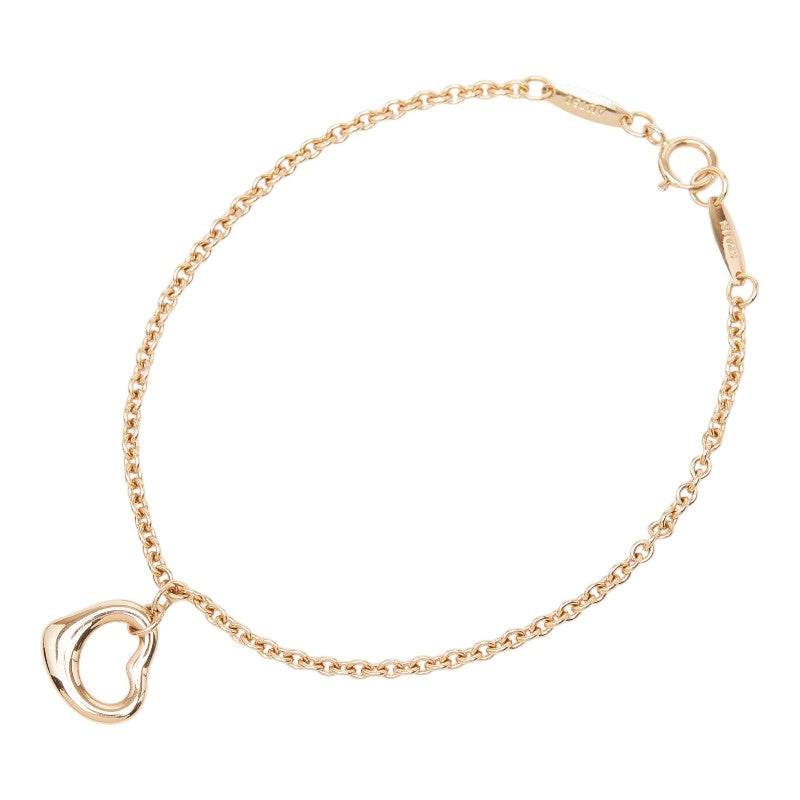 Tiffany & Co. Open Heart Au750 Pink Gold Bracelet
