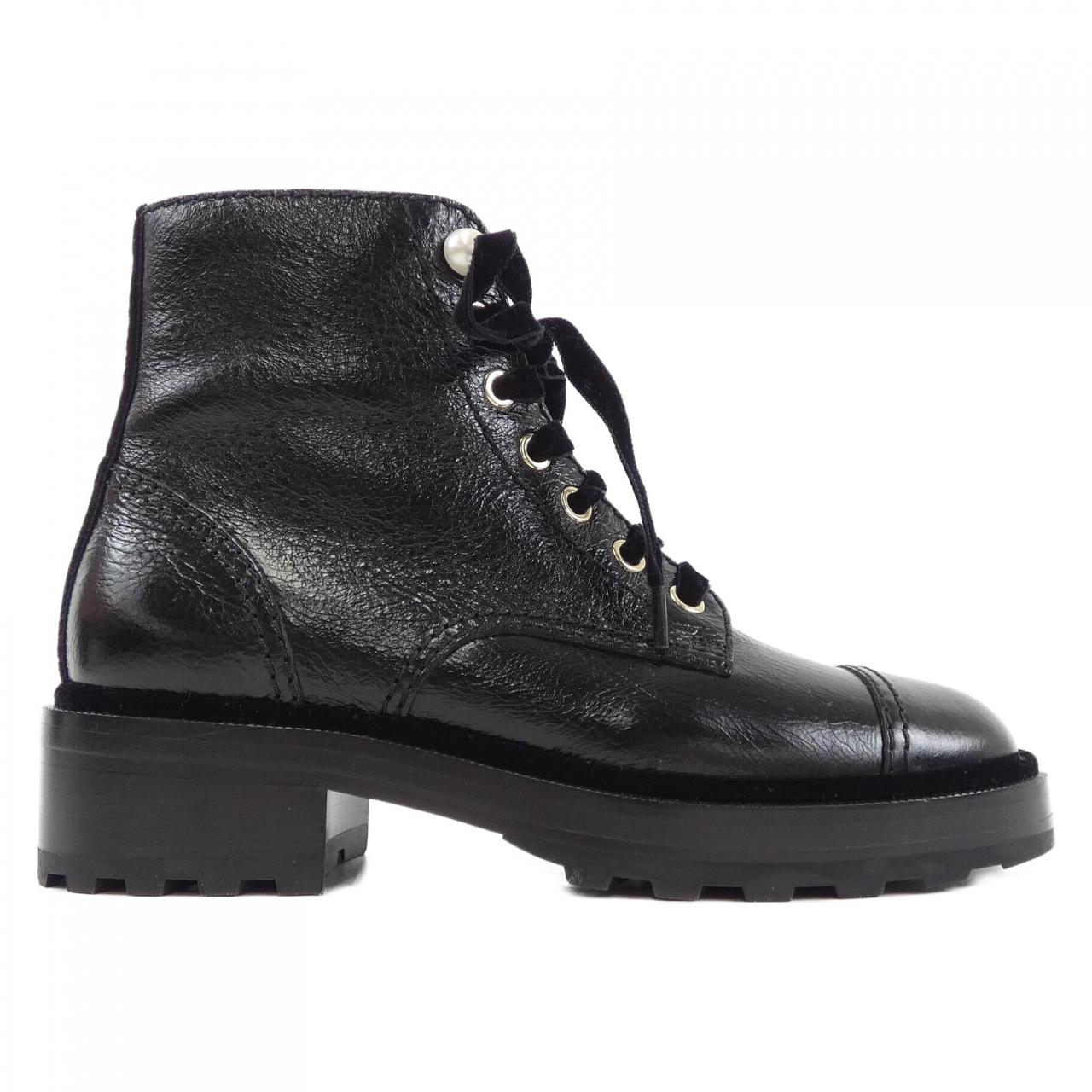 Chanel Shiny Calfskin Boots