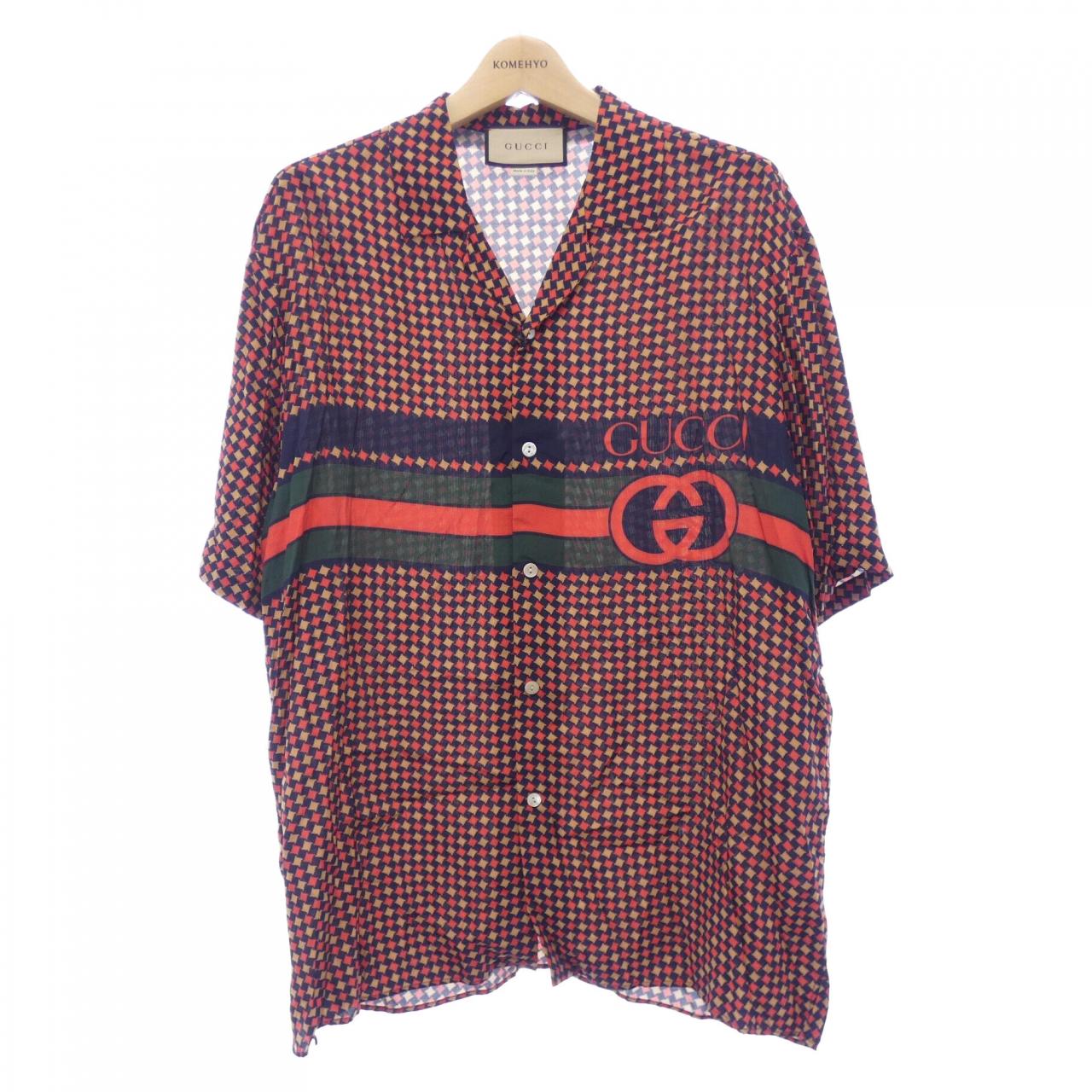 Gucci Silk Short Sleeve Shirt