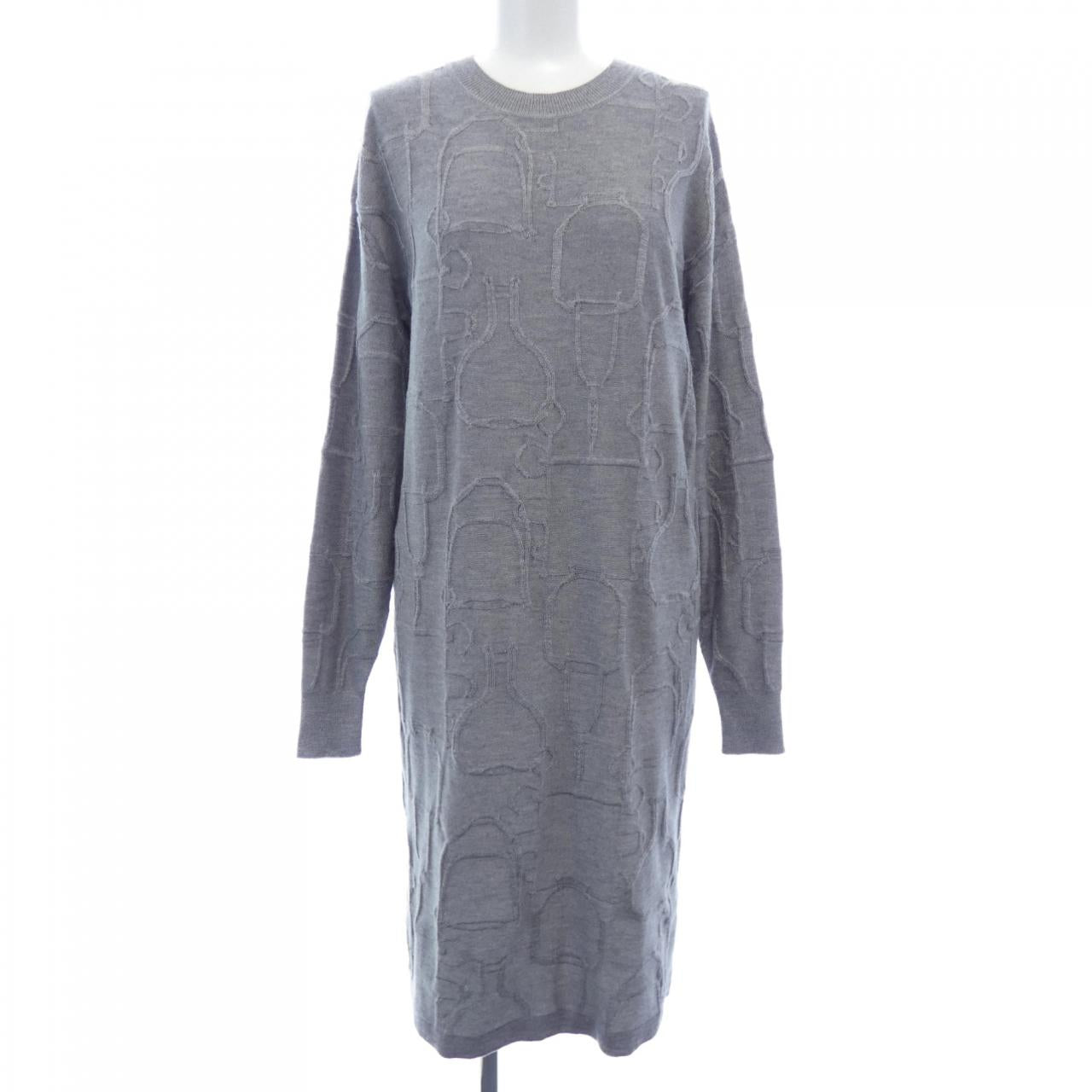 Hermès Cashmere Blend Dress 34