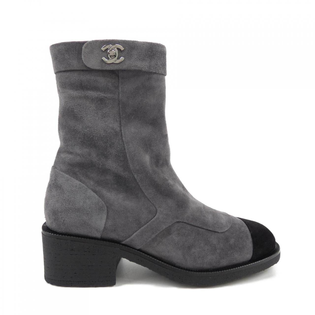 Chanel G39172X56611 Suede Calfskin Boots