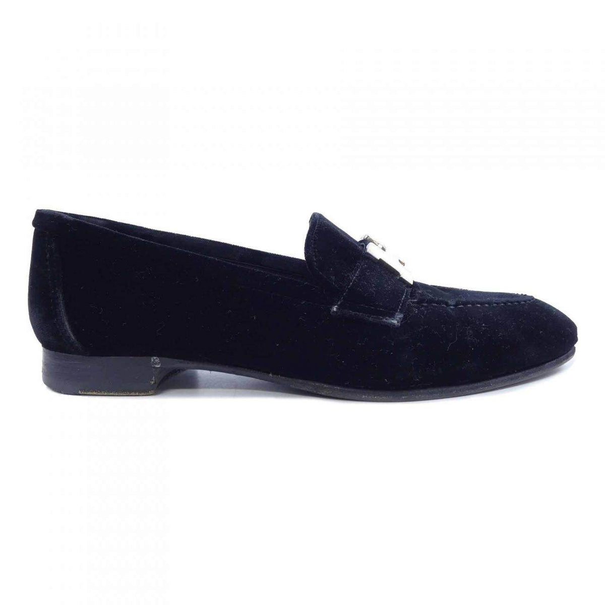 Hermes 192170ZParis Velour Shoes