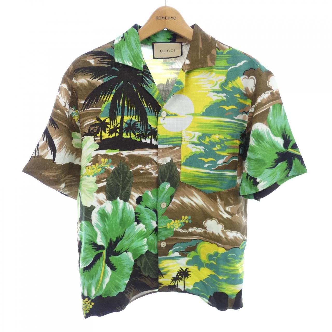 Gucci Silk Short Sleeve Shirt