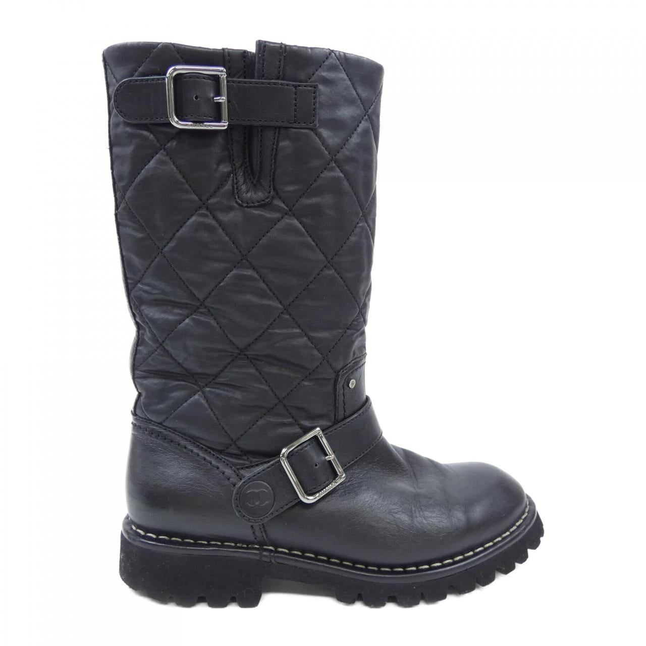 Chanel Shearling Boots