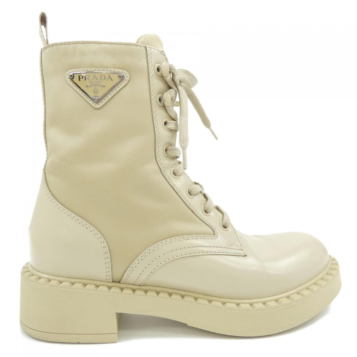 Prada 3LF7 Brushed Leather Boots
