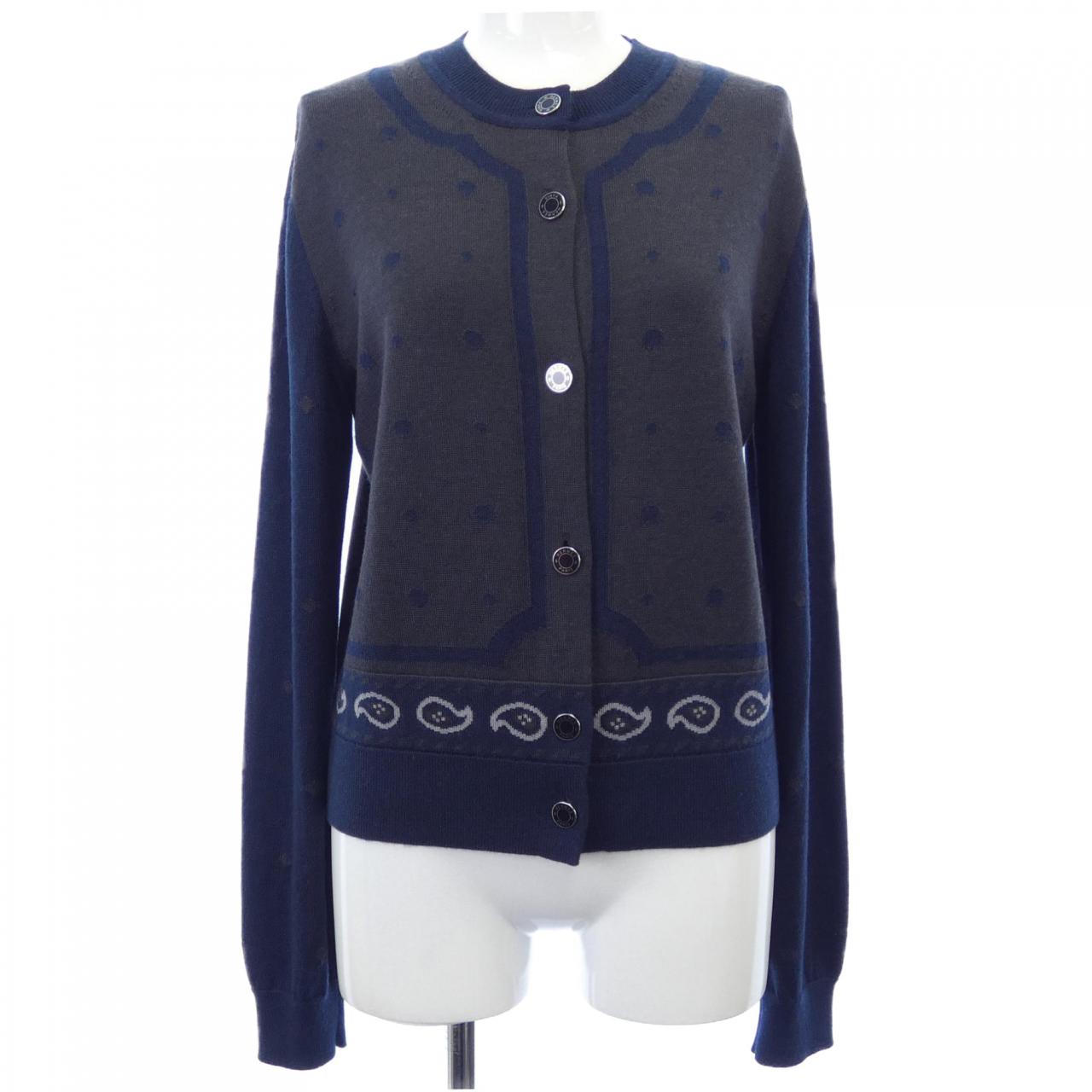 Hermes Silk Cashmere Cardigan