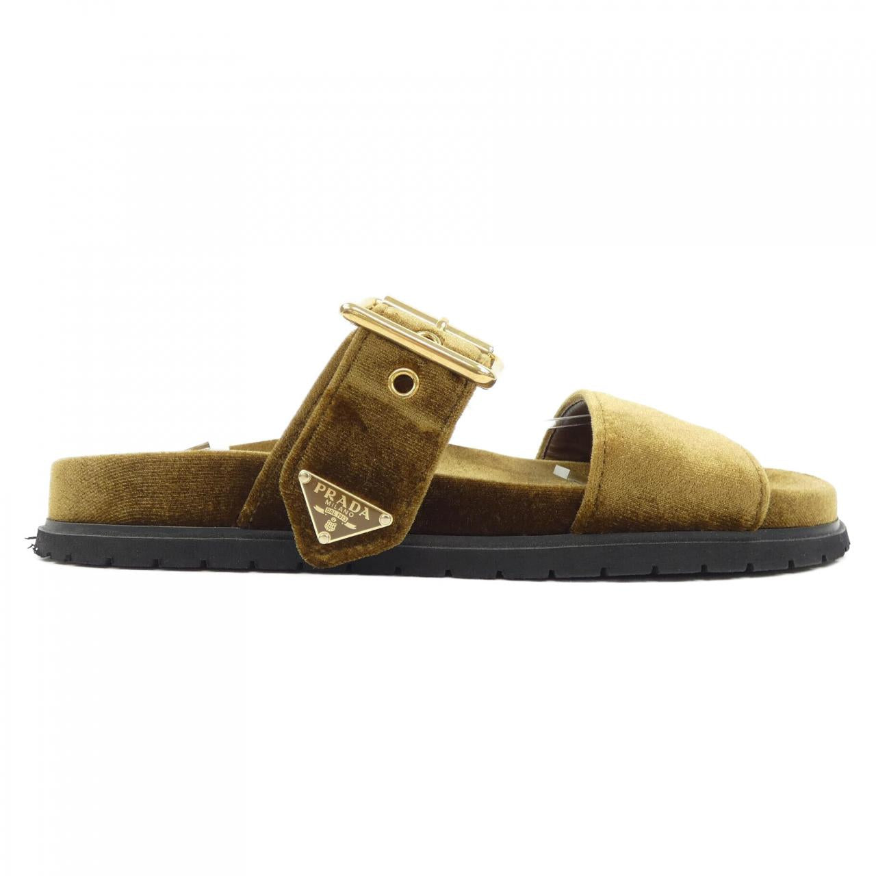 Prada Velvet Sandals