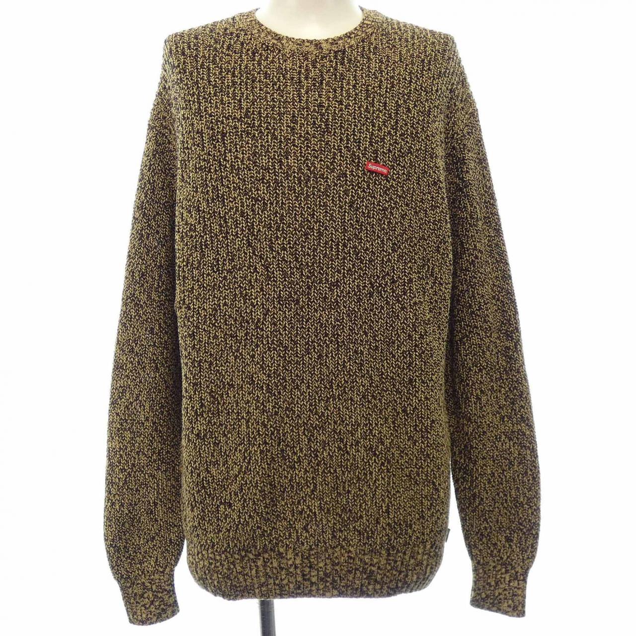 Supreme Melange Rib Knit Sweater L Supreme Melange Rib knit