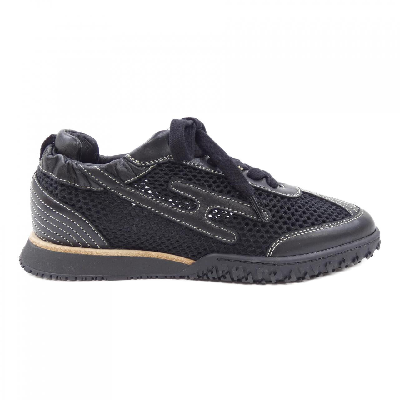 Hermes Croche Knit Nappa Leather Sneakers