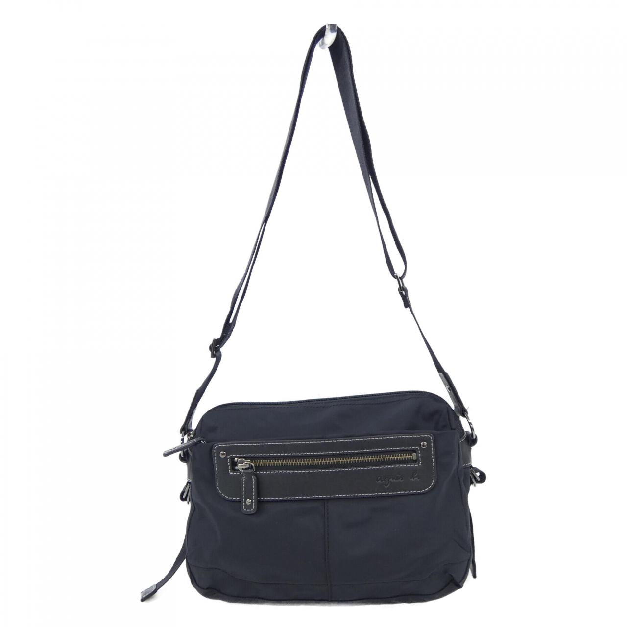 Agnes b leather shoulder bag