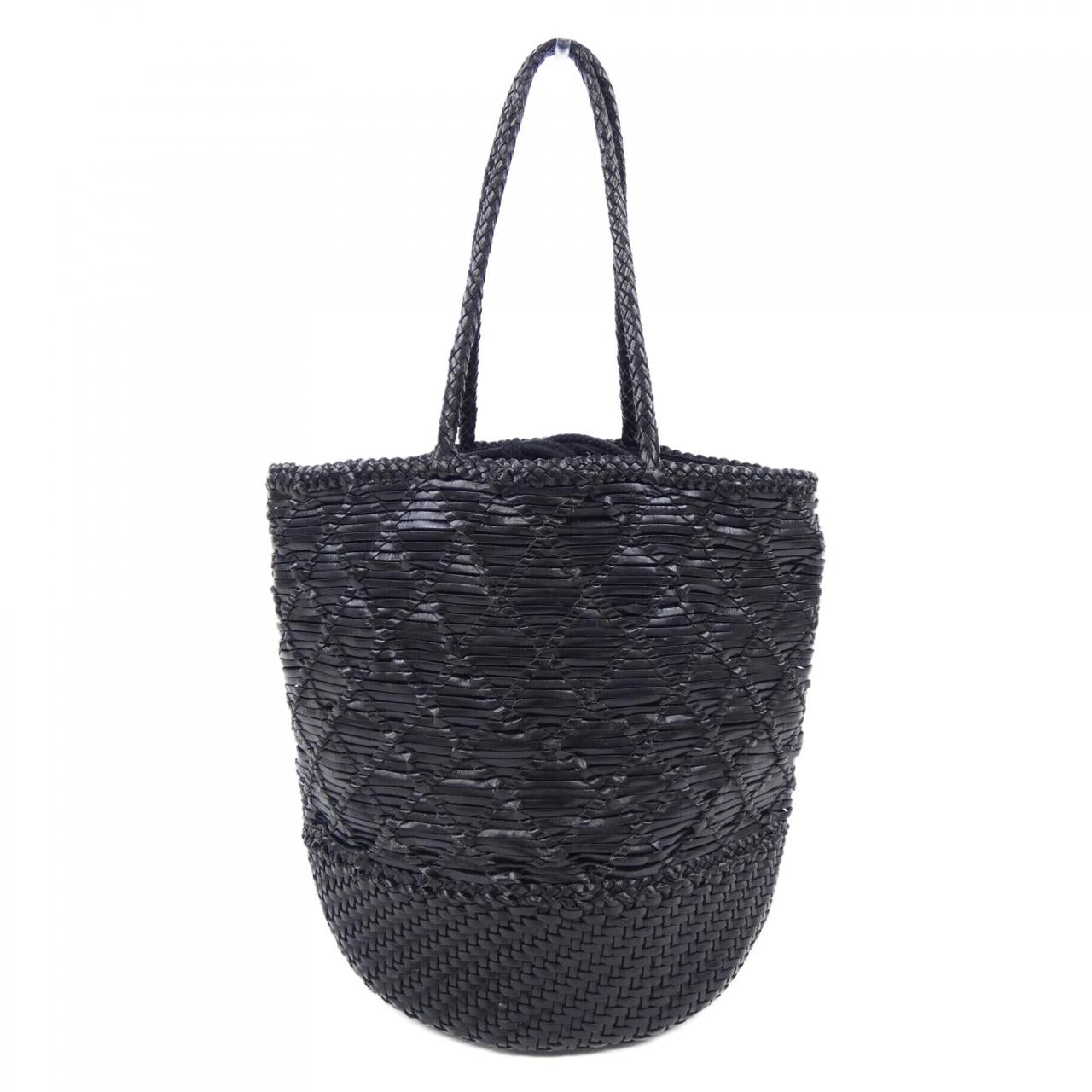 dragon Woven Leather Handbag