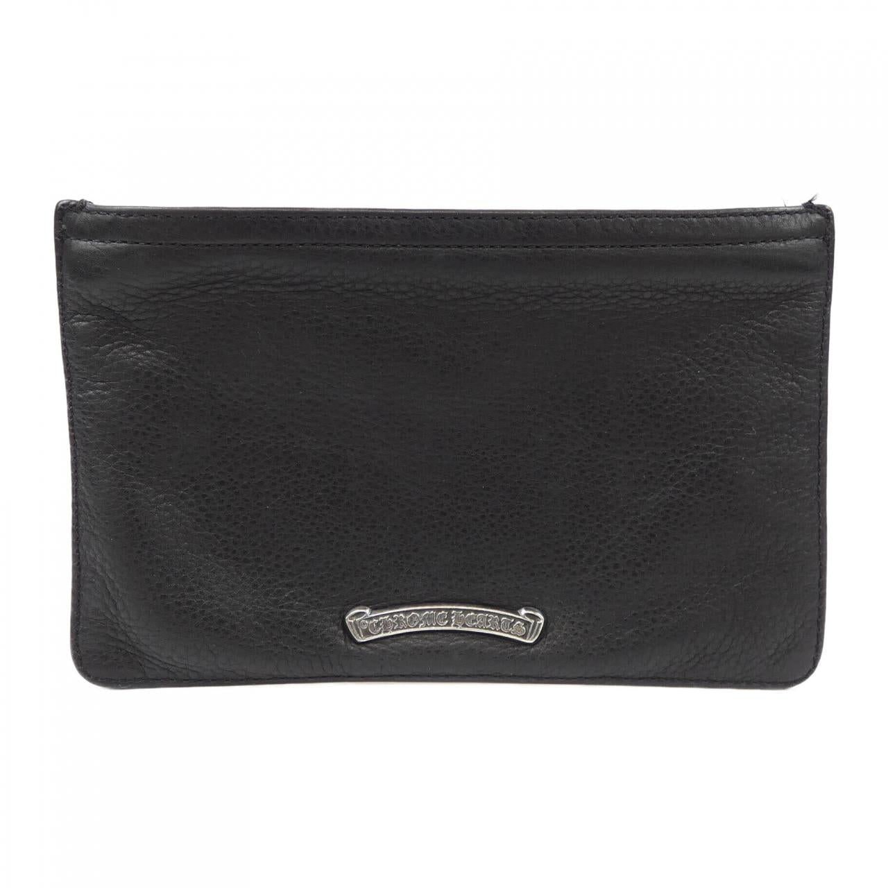 Chrome Hearts Leather Pouch