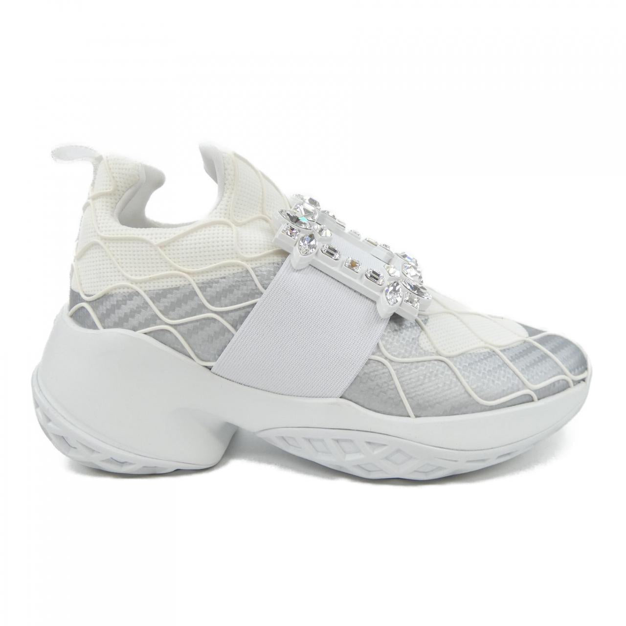 Roger Vivier Viv Run Fabric Sneakers
