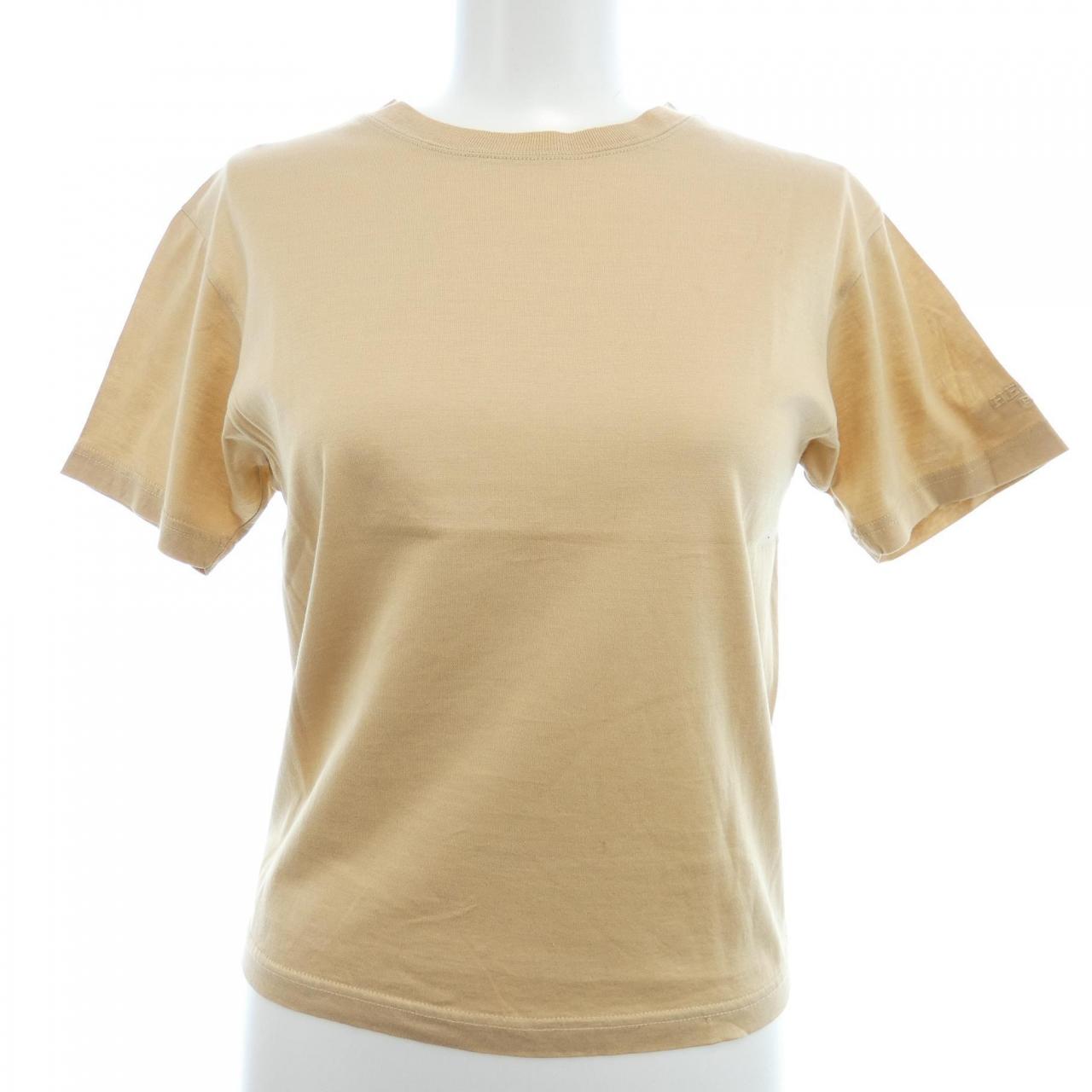 HERMES エルメス シェーヌダンクル コットン Tシャツ HERMES エルメス 半袖Tシャツ 刺しゅう入り ポケット付