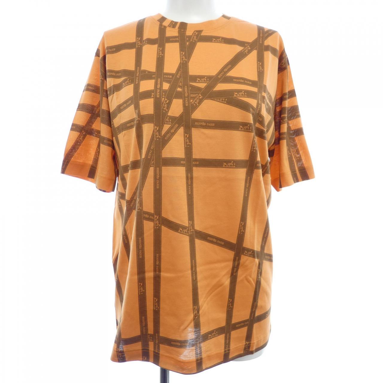 HERMES エルメス シェーヌダンクル コットン Tシャツ Hermes Cotton T Shirt – LuxUness