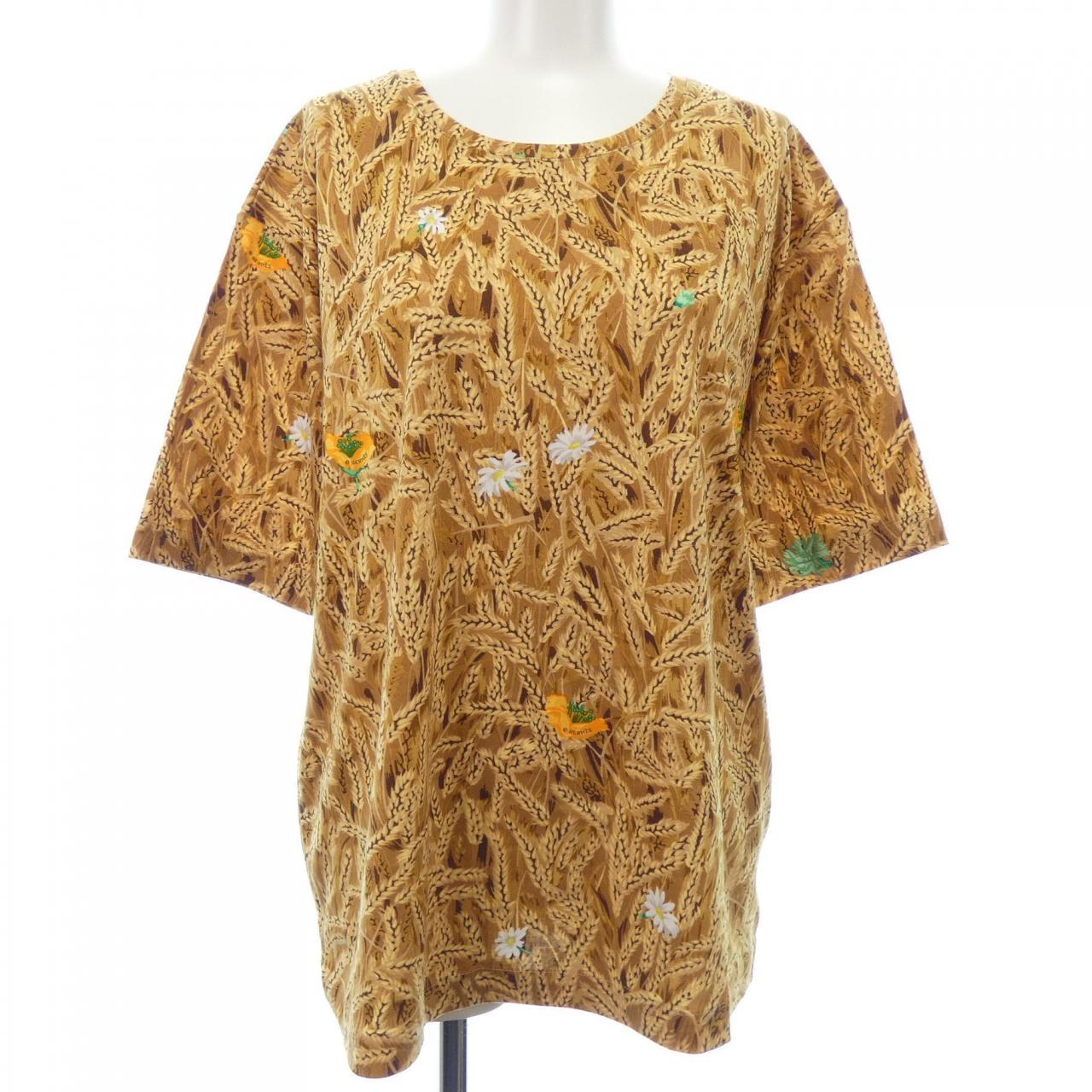 Hermes LAPINS DANS UN CHAMP Cotton TShirt