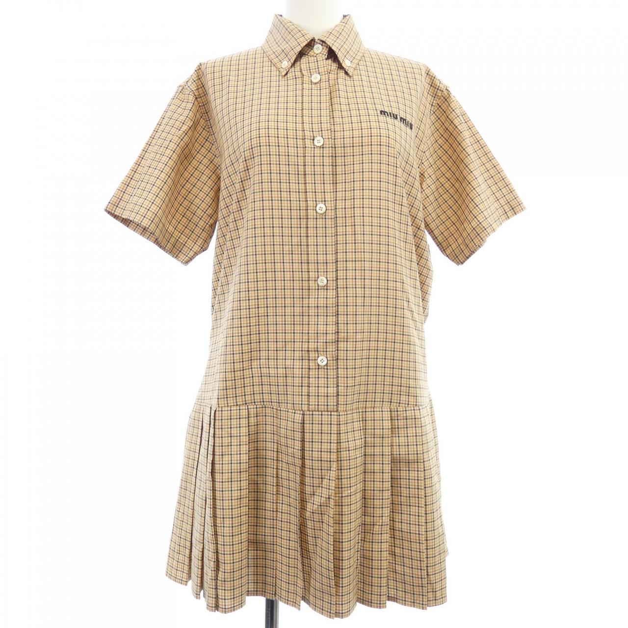 Miu Miu POPLIN DRESS Poplin Dress
