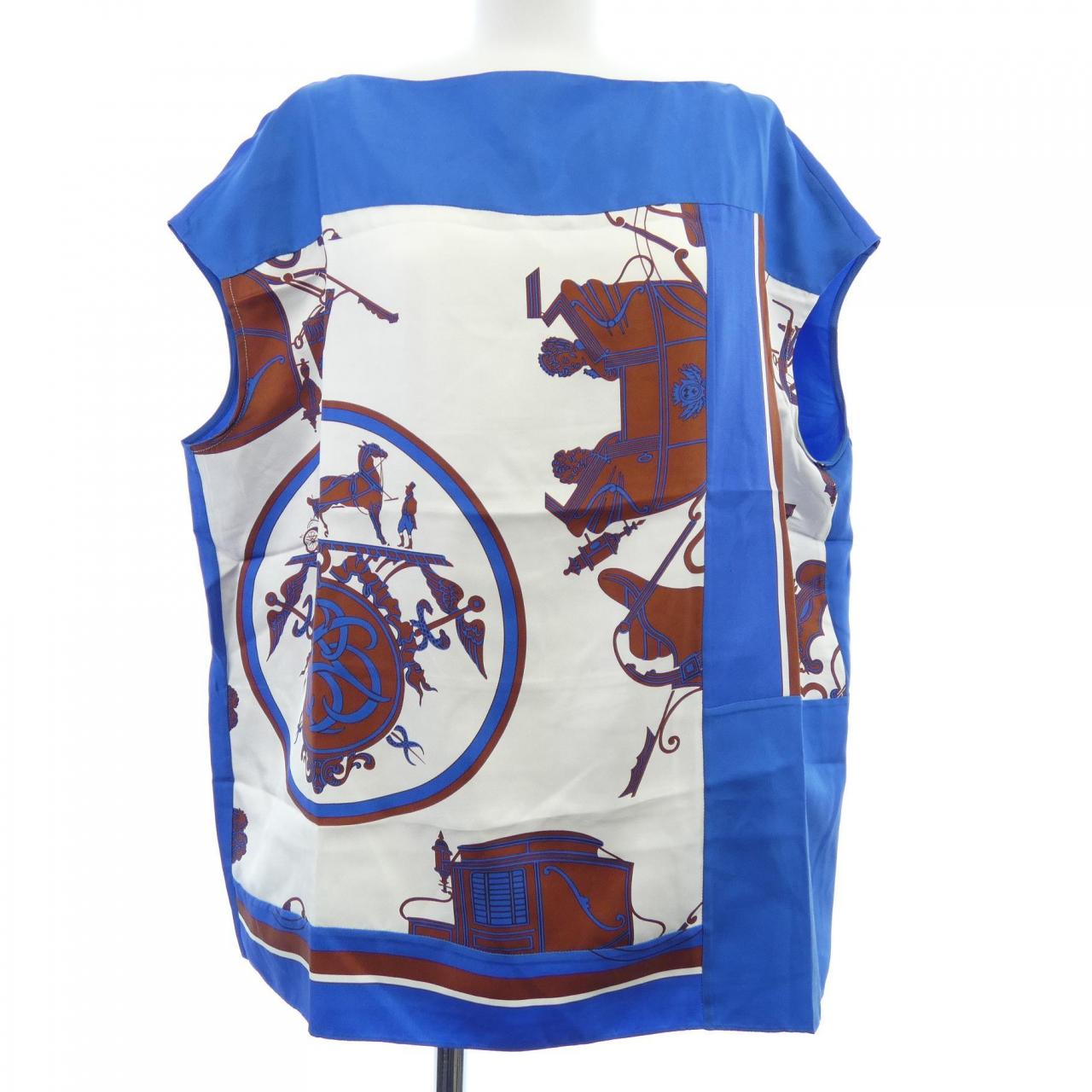 Hermes EX-LIBRIS Silk Top