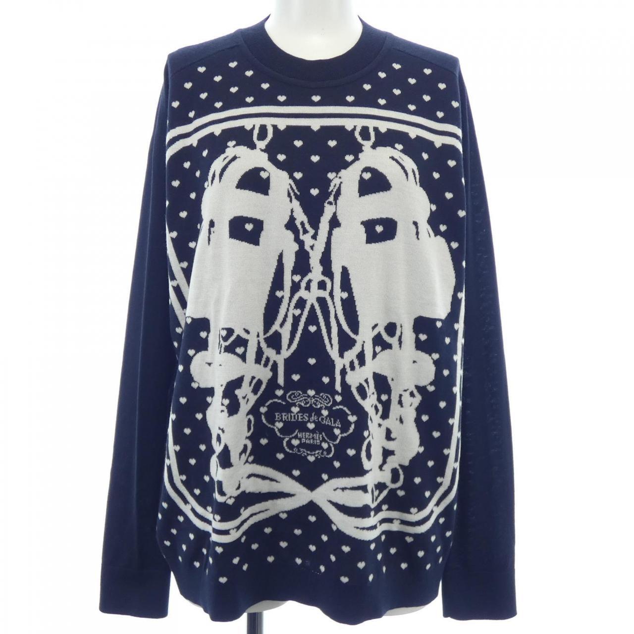 Hermes BRIDES DE GALA LOVE Silk Cashmere Knit