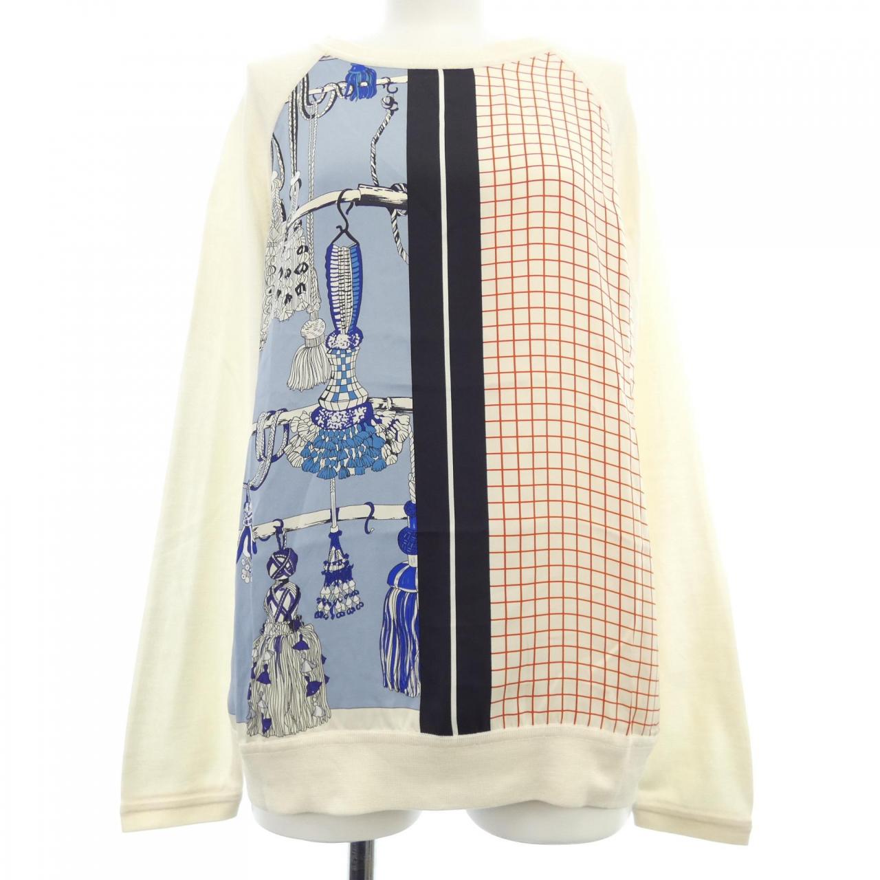 Hermes Silk Knit Top