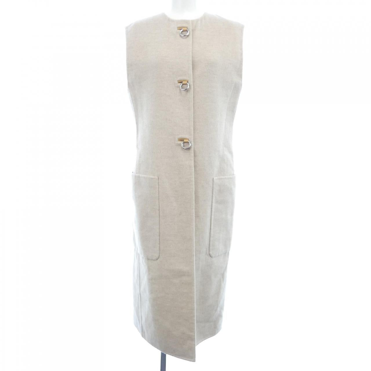 Hermes Double Face Cashmere Long Vest