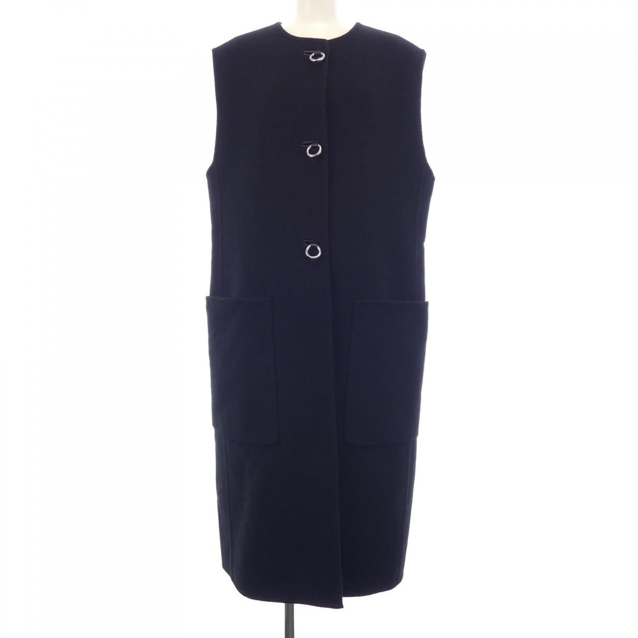 Hermes Double Face Cashmere Long Gilet