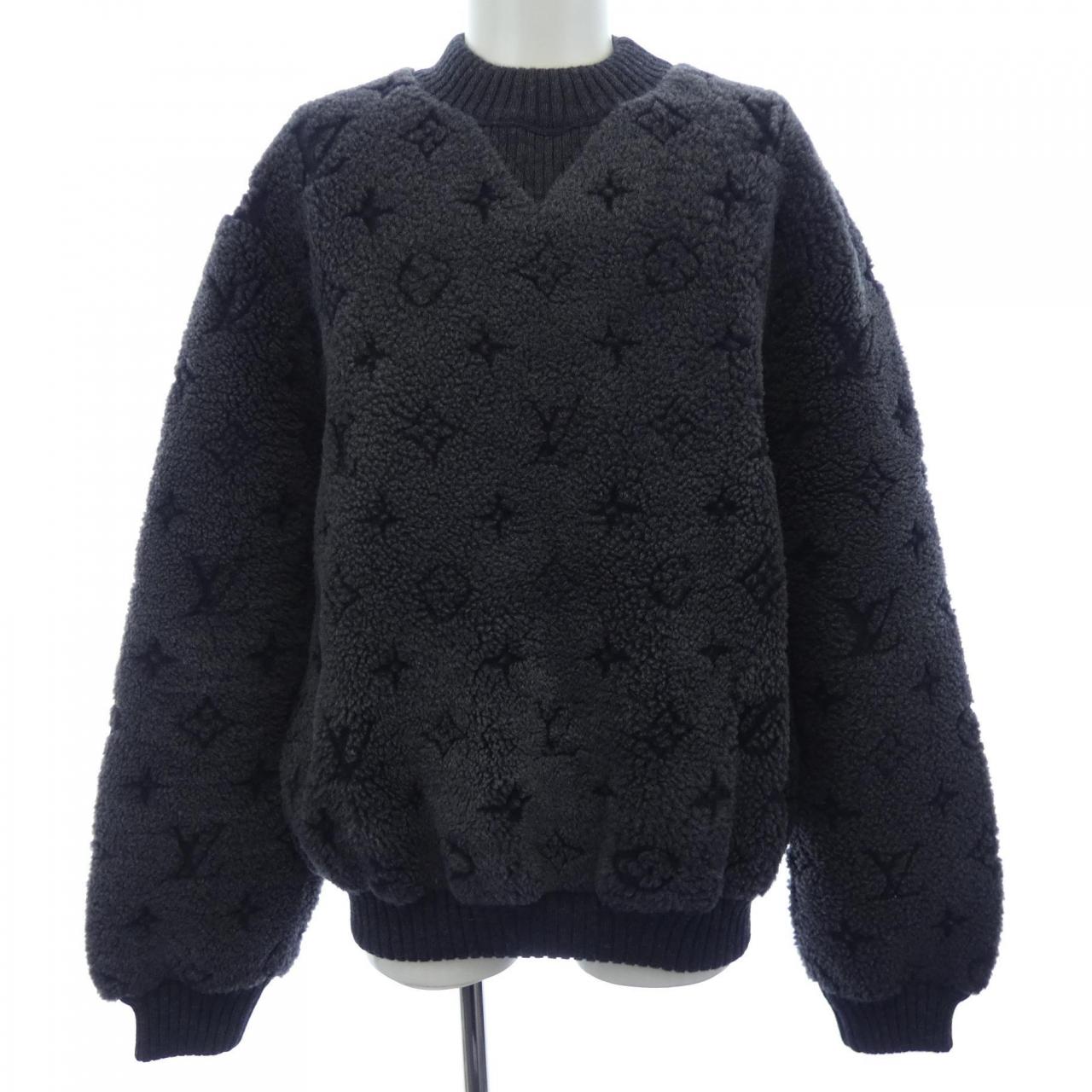 Louis Vuitton Monogram Shearling Sweatshirt