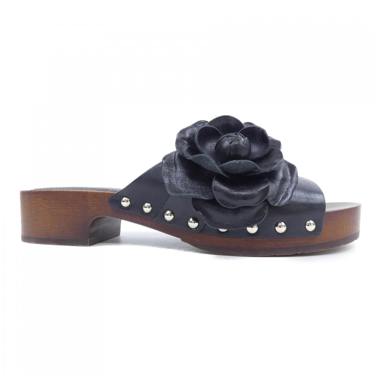 Chanel Clogs Calfskin Sandals