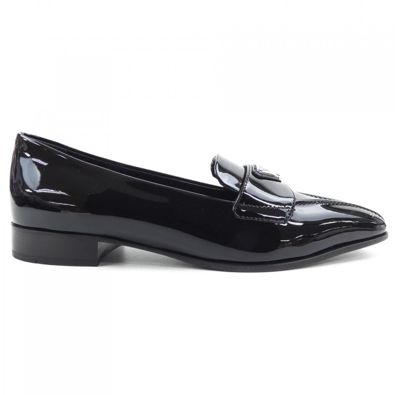 Prada Triangle Logo Leather Shoes