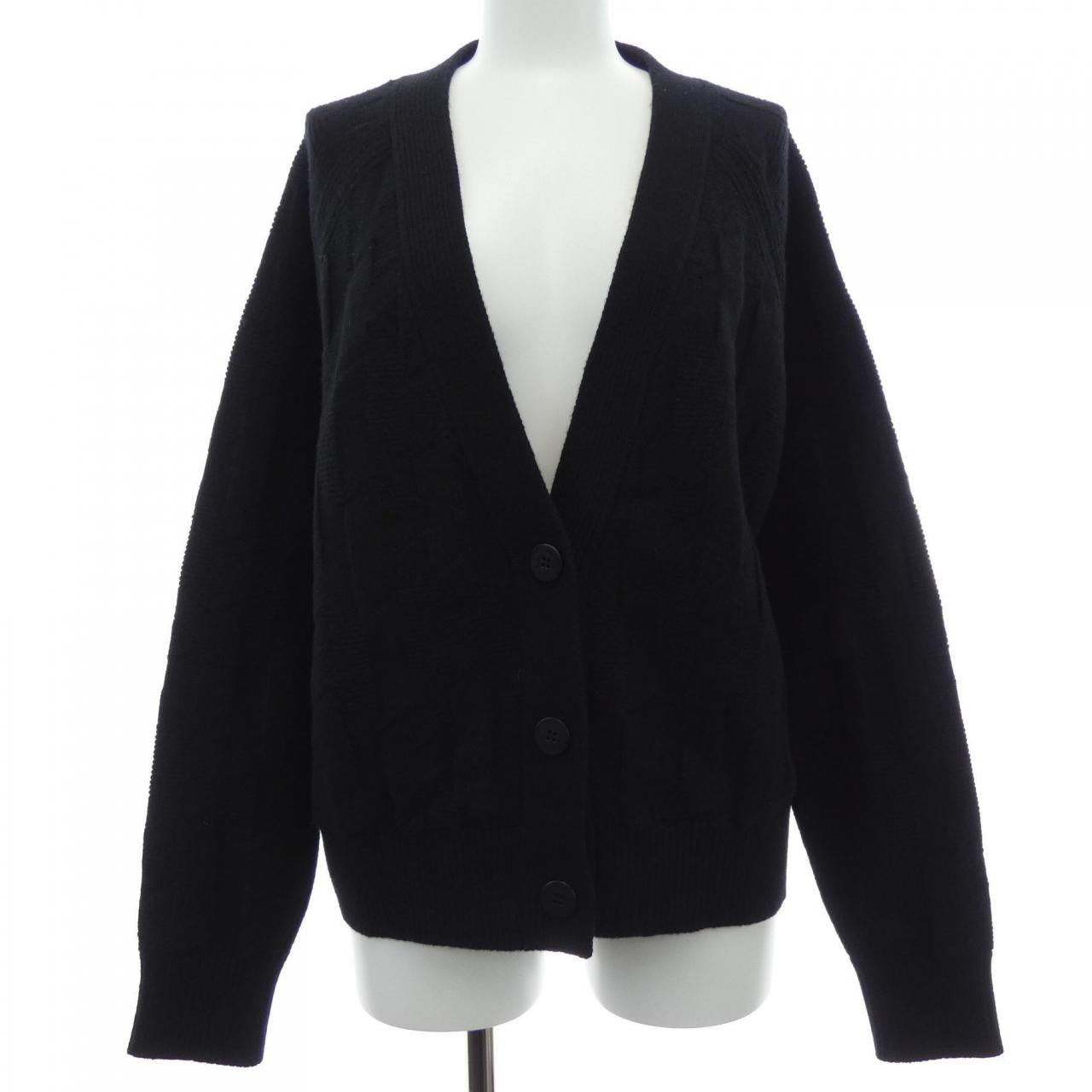 Hermes H motif corozo cardigan