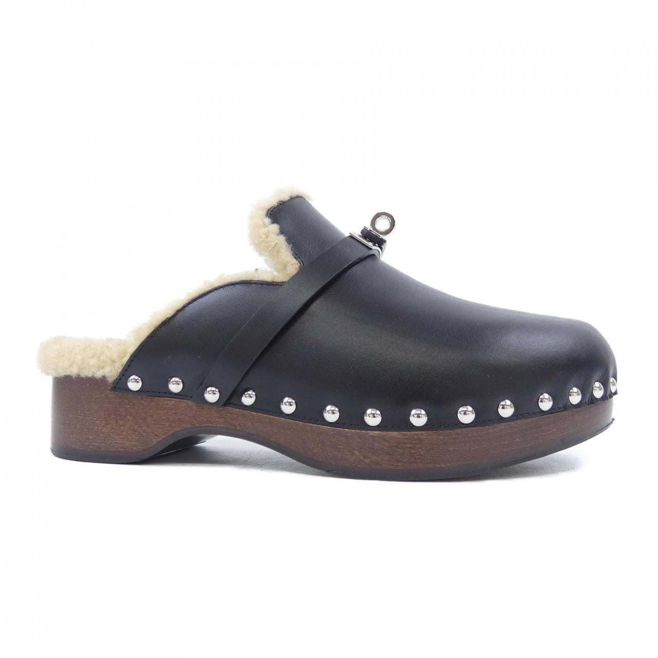 Hermes Carlotta Shearling Pumps
