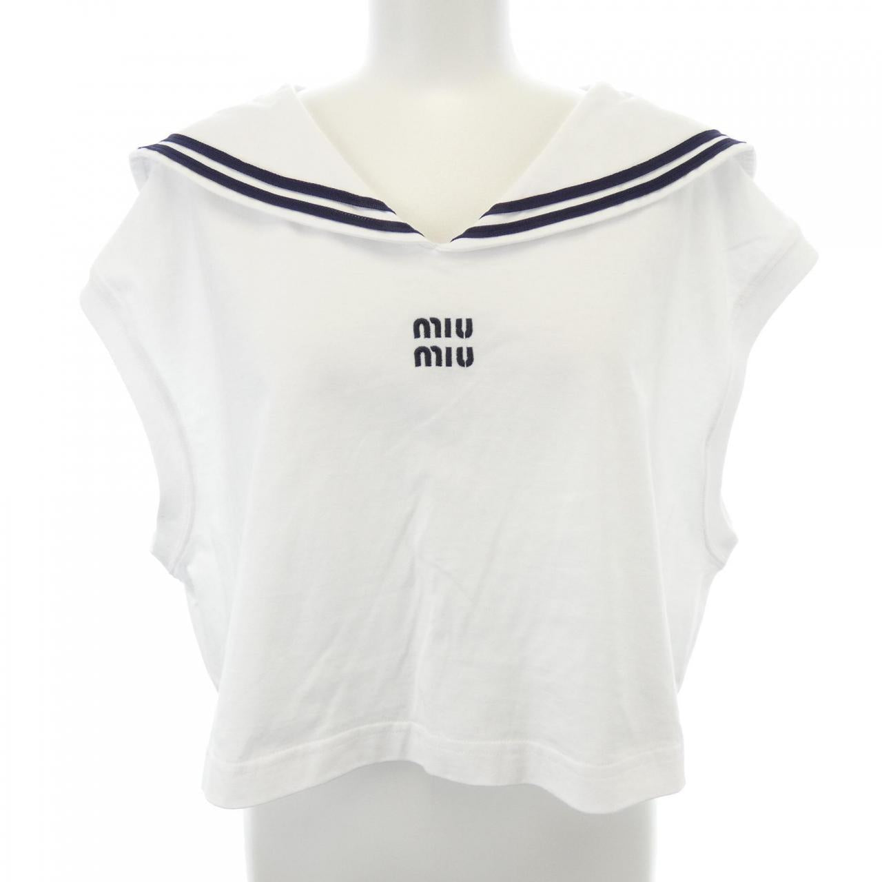 Miu Miu Sailor Collar Trimming Top