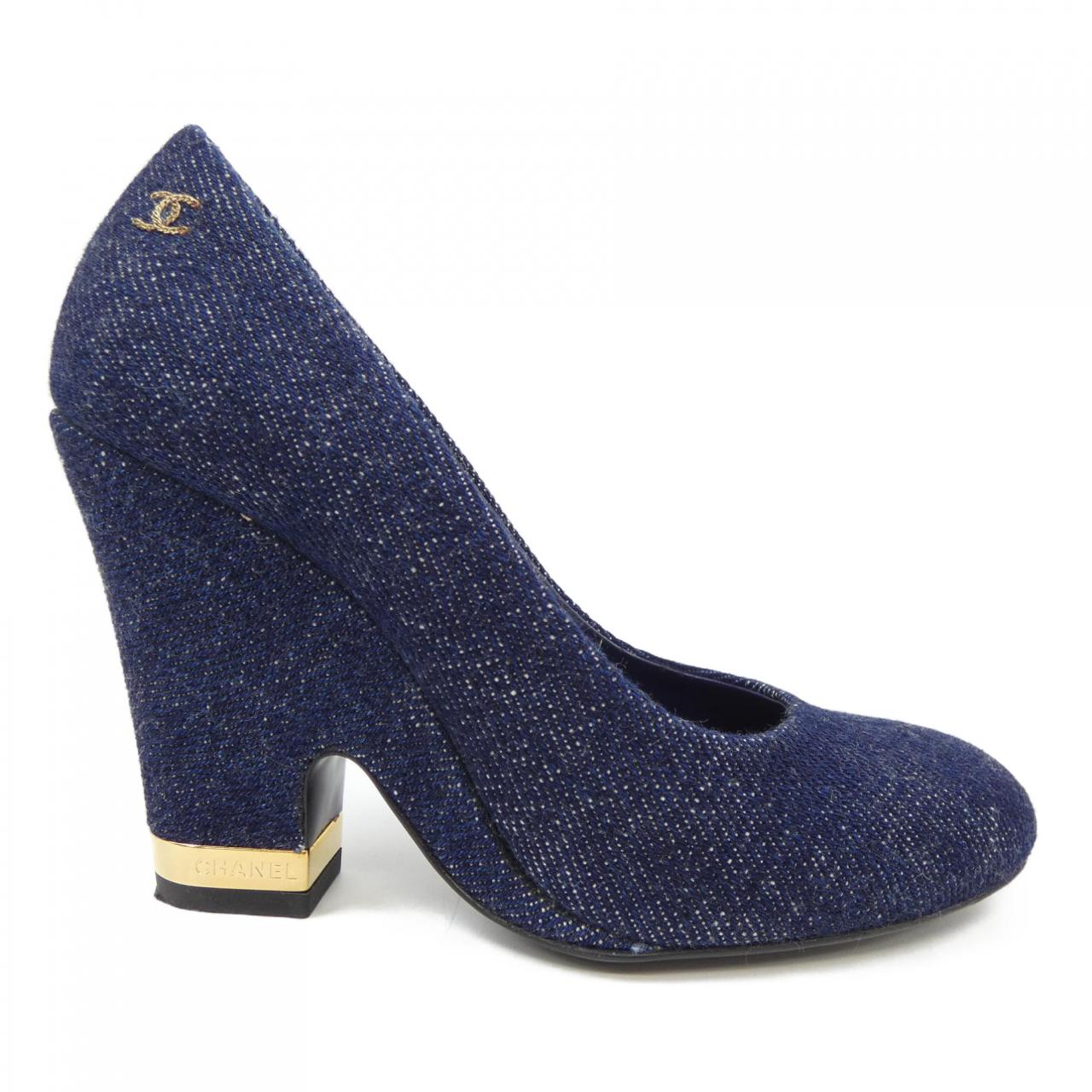 Chanel Denim Pumps
