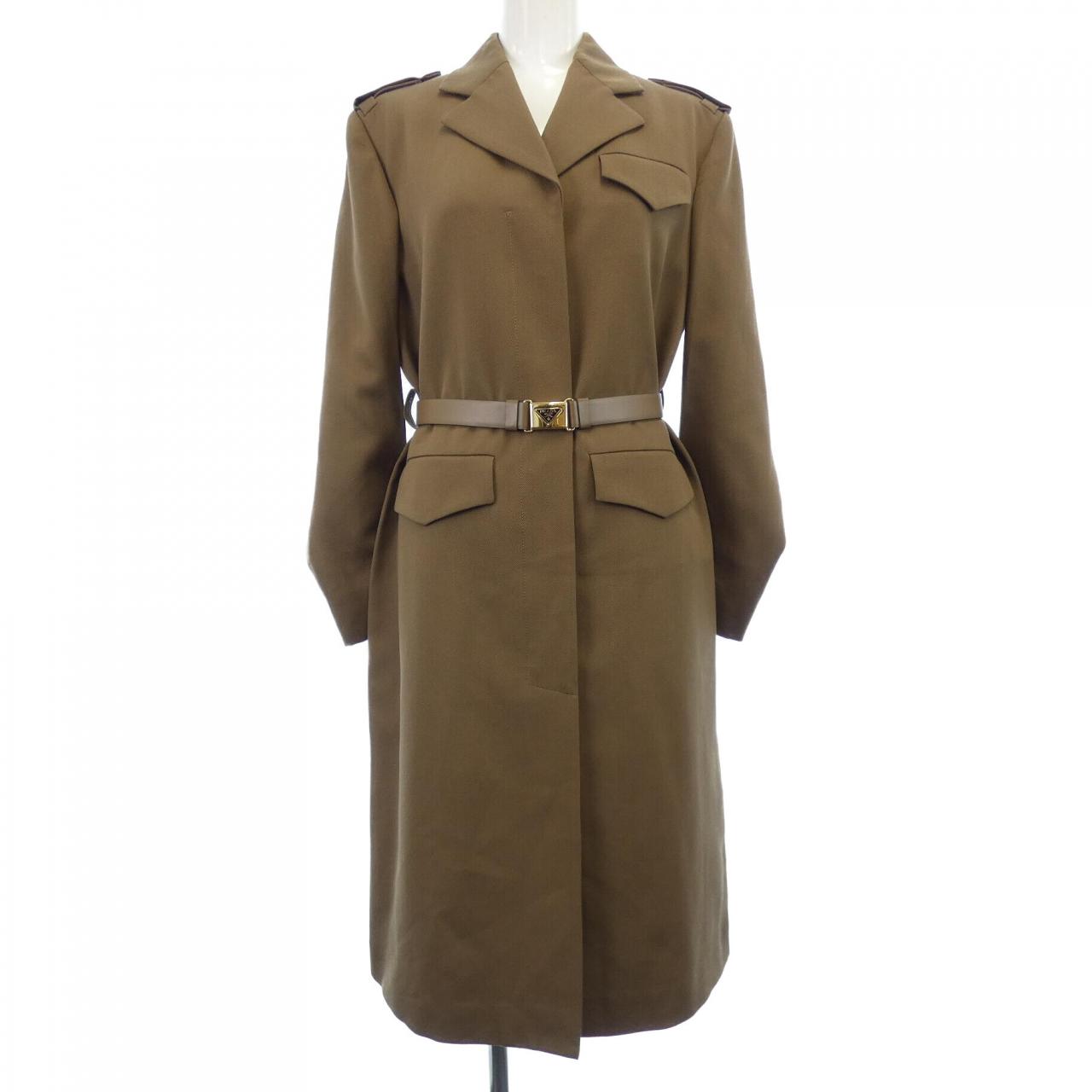 Prada Official Product Name Wool Coat
